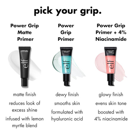 Power Grip Hydrating Face Primer – Gel-Based Makeup Gripping Primer, Smooths Skin & Moisturizes, 0.81 fl oz / 24 mL
