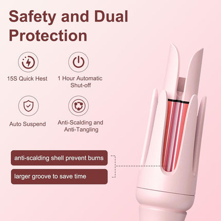 OGSSEN™ Automatic Rotating Curling Iron with LCD Display