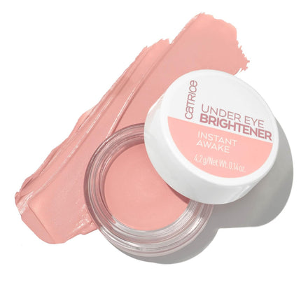 Under Eye Brightener – Conceals & Brightens Dark Circles, with Hyaluronic Acid & Shea Butter, Vegan, Cruelty-Free & Paraben-Free (Light Rose 010)