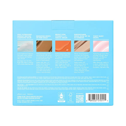 e.l.f. SKIN Best & Obsessed Skincare Kit – 5-Piece Travel-Size Glowy Skin Set