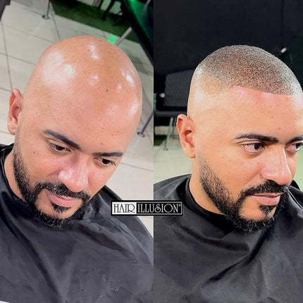 Hair Illusion 100% Real Hair Fibers Combo: Fibers, Hold & Water Spray, & App.