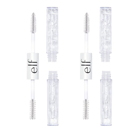 Clear Lash & Brow Mascara – Conditioning Clear Gel for Grooming, Defining & Separating, Long-Lasting, Vegan & Cruelty-Free, 2-Pack