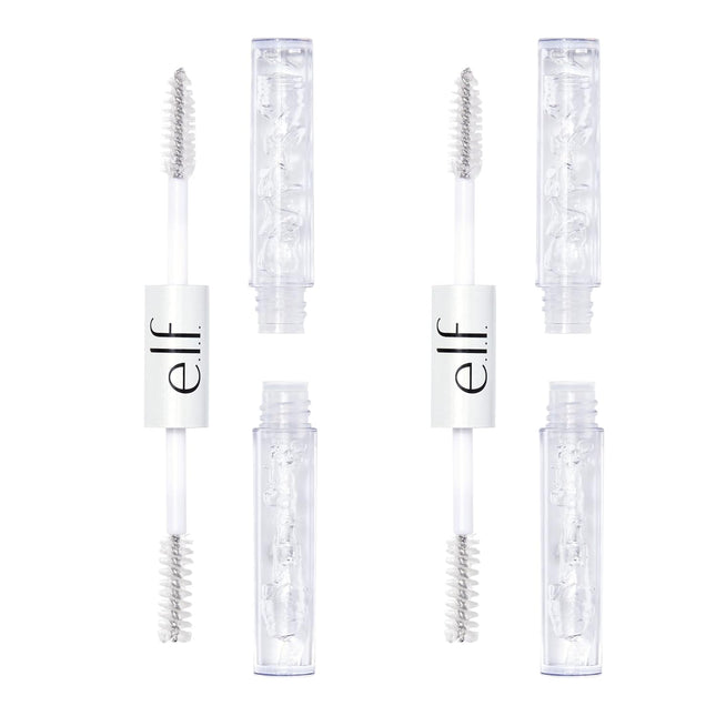 Clear Lash & Brow Mascara – Conditioning Clear Gel for Grooming, Defining & Separating, Long-Lasting, Vegan & Cruelty-Free, 2-Pack
