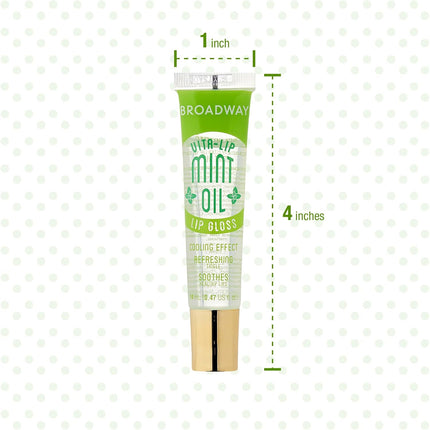 Broadway Vita-Lip Tinted & Clear Lip Gloss Set – 11 Pack Hydrating High-Shine Glosses with Vitamin Oils, Rosehip & Coconut Oil