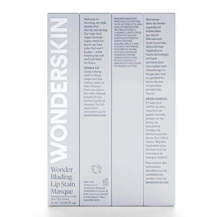 Wonder Blading Peel & Reveal Lip Liner Stain Masque – Long-Lasting Waterproof, Transfer-Proof Matte Lip Tint (Romance Stain & Go)