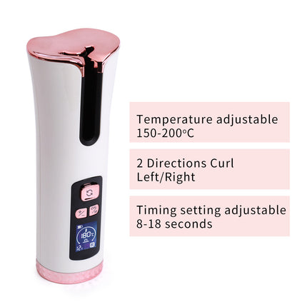 OGSSEN™ Cordless Automatic Hair Curler with LCD Display