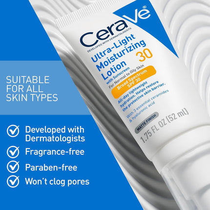 CeraVe Ultra-Light Moisturizing Lotion SPF 30