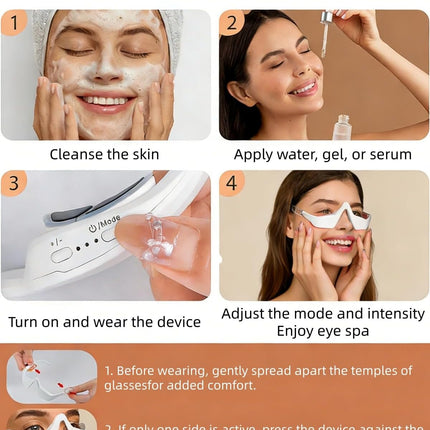 AIMUZIKEER Under Eye Red Light Device