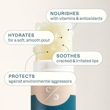 Cliganic Organic Lip Balm Set – 6 Flavors, 100% Natural Hydrating Lip Balm for Dry Lips
