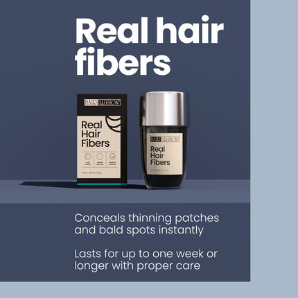 Hair Fibers & Holding Spray for Bald Spot Concealer, Hairline, Beard, Hair Loss