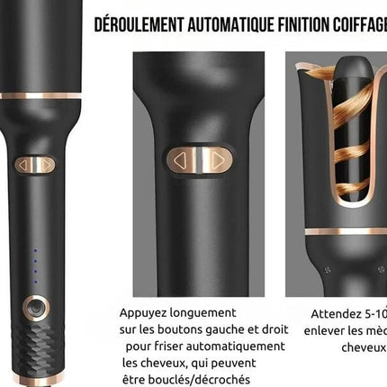 OGSSEN™ Professional Automatic Ceramic Hair Curler for Effortless Waves