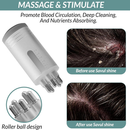 Minoxidil Applicator, Scalp Oil Applicator. Oil Comb. (Silver)