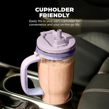 BlendBoss™ Personal Blender – 26 oz Travel Tumbler for Smoothies & Frozen Drinks, Leakproof Lid & Auto-IQ, Lavender Lemonade