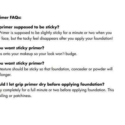 Power Grip Hydrating Face Primer – Gel-Based Makeup Gripping Primer, Smooths Skin & Moisturizes, 0.81 fl oz / 24 mL
