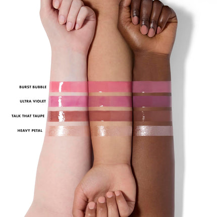 Glow Reviver Plumping Lip Oil Kit – Nourishing Tinted Lip Oils with Jojoba Oil, High-Shine Finish, Vegan & Cruelty-Free, 4 Shades