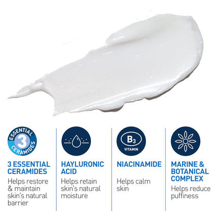 Eye Repair Cream – Under Eye Cream for Puffiness & Bags, with Hyaluronic Acid, Niacinamide & Marine Botanical Complex, Oil-Free, Ophthalmologist Tested