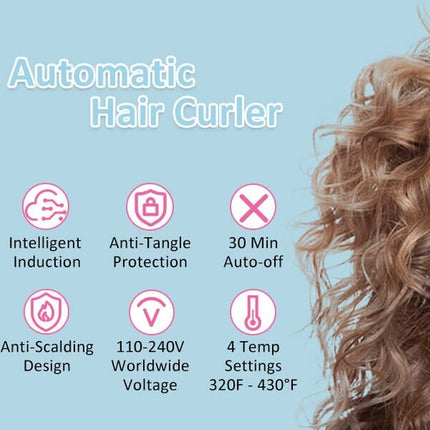 OGSSEN™ Professional Automatic Ceramic Hair Curler for Effortless Waves