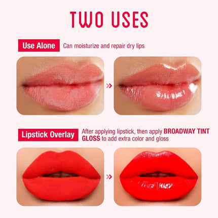 Broadway Vita-Lip Tinted & Clear Lip Gloss Set – 11 Pack Hydrating High-Shine Glosses with Vitamin Oils, Rosehip & Coconut Oil