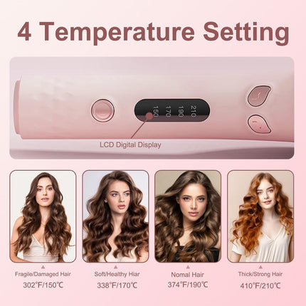 OGSSEN™ Automatic Rotating Curling Iron with LCD Display