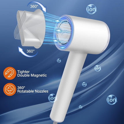 OGSSEN™ Professional Ionic Hair Dryer with Diffuser and Concentrator