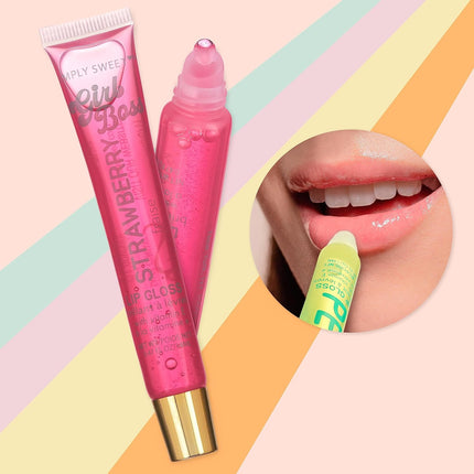 12-Piece Clear Lip Gloss Oil Set – Hydrating Vitamin E Lip Oils with Flavors