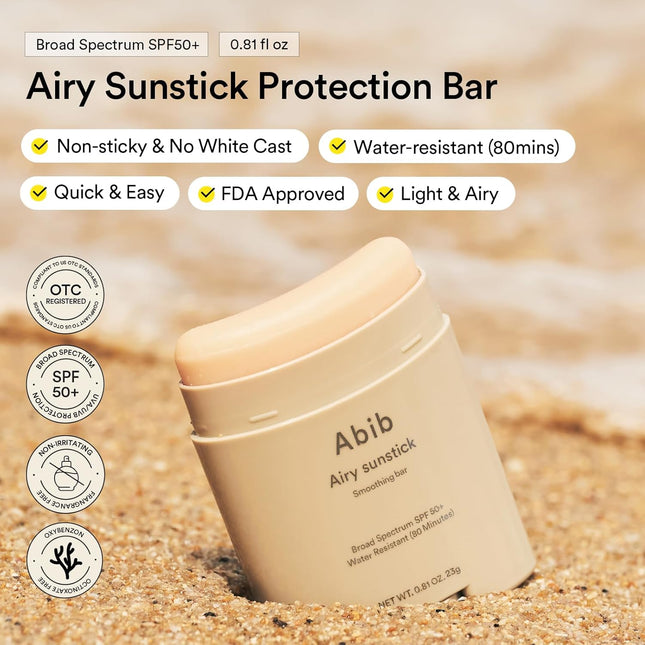 Abib Airy Sunstick SPF50+ Broad Spectrum