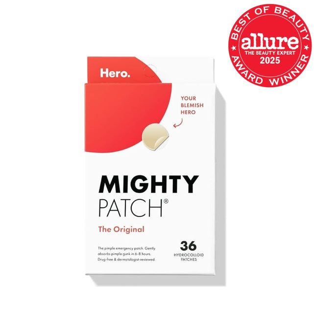 Original Acne Pimple Patches – Hydrocolloid Spot Stickers for Zits & Whiteheads, Overnight Blemish Care, 36 Count