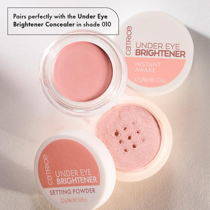 Under Eye Brightener – Conceals & Brightens Dark Circles, with Hyaluronic Acid & Shea Butter, Vegan, Cruelty-Free & Paraben-Free (Light Rose 010)