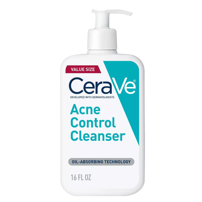 CeraVe Acne Control Cleanser – 2% Salicylic Acid