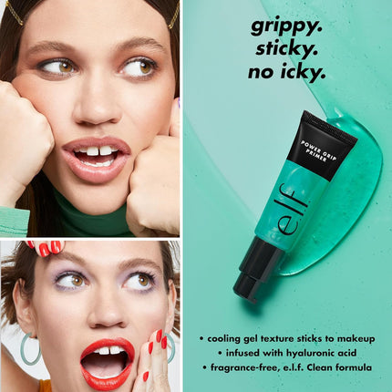 Power Grip Hydrating Face Primer – Gel-Based Makeup Gripping Primer, Smooths Skin & Moisturizes, 0.81 fl oz / 24 mL