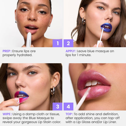 Wonder Blading Peel & Reveal Lip Liner Stain Masque – Long-Lasting Waterproof, Transfer-Proof Matte Lip Tint (Romance Stain & Go)