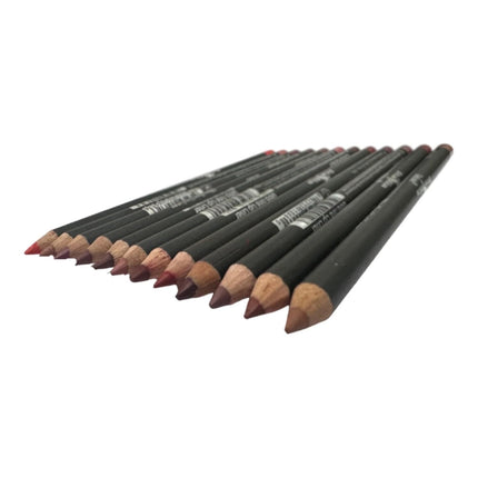 12-Piece Ultra Fine Lip Liner & Cherimoya Lip Gloss Bundle – Long-Lasting Lip Set