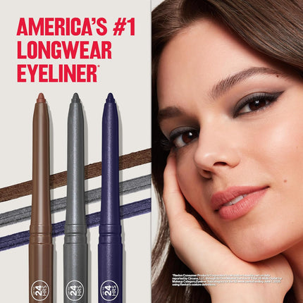 ColorStay Waterproof Eyeliner Pencil – Smudge-Proof, with Built-In Sharpener, Black 201, 2 Pack