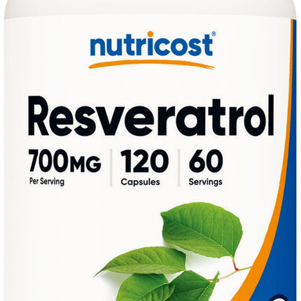 Nutricost Resveratrol 700mg Capsules – 120 Servings